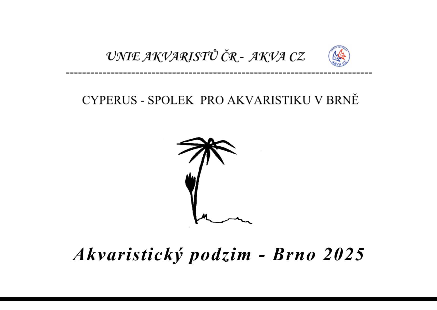 Cyperus a AKVA CZ zvou: Akvaristický podzim – Brno 2025
