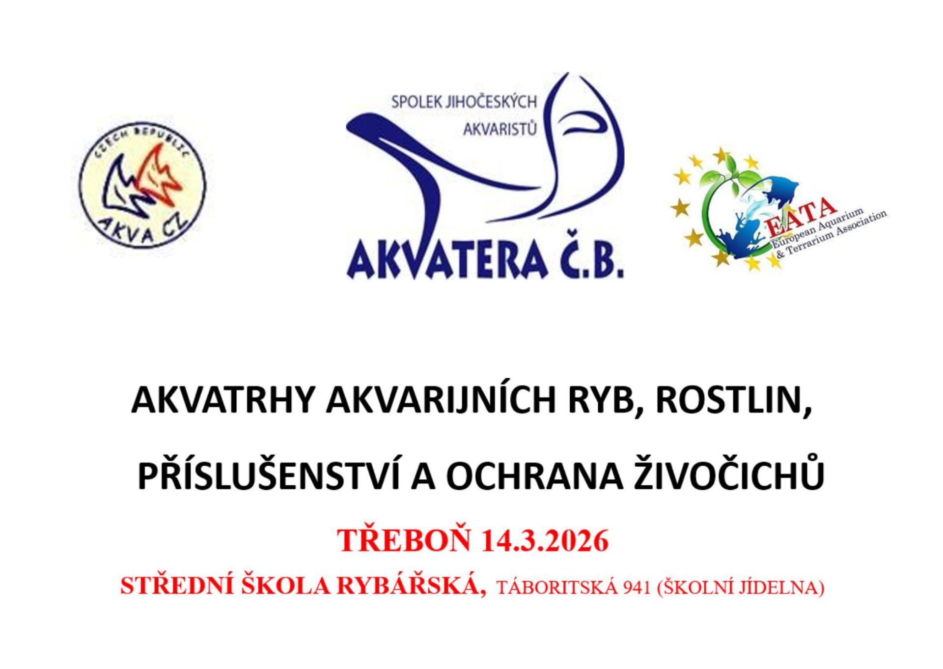 AkvaTera České Budějovice 14.3.2026