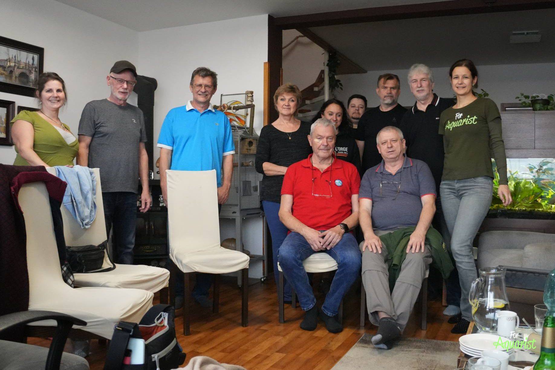 Společná fotka u Jardy Dvořáka