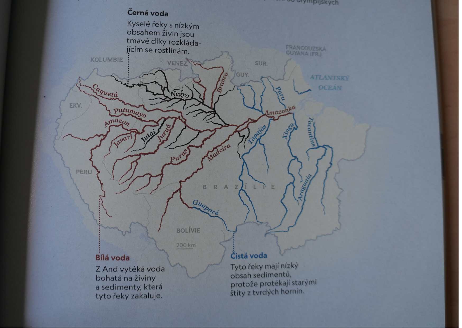 Mapka publikována v National Geographic, říjen 2024, str. 39, součást článku "Vodní Amazonie".