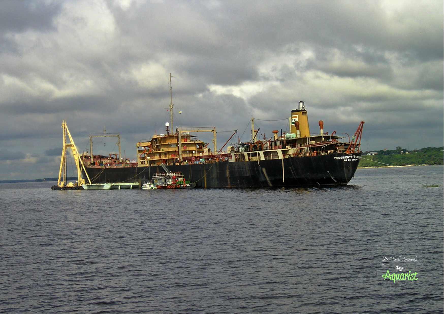 Amazonka u Manaus ma aż 175 m głębokości, dlatego pływają tutaj również duże statki towarowe.