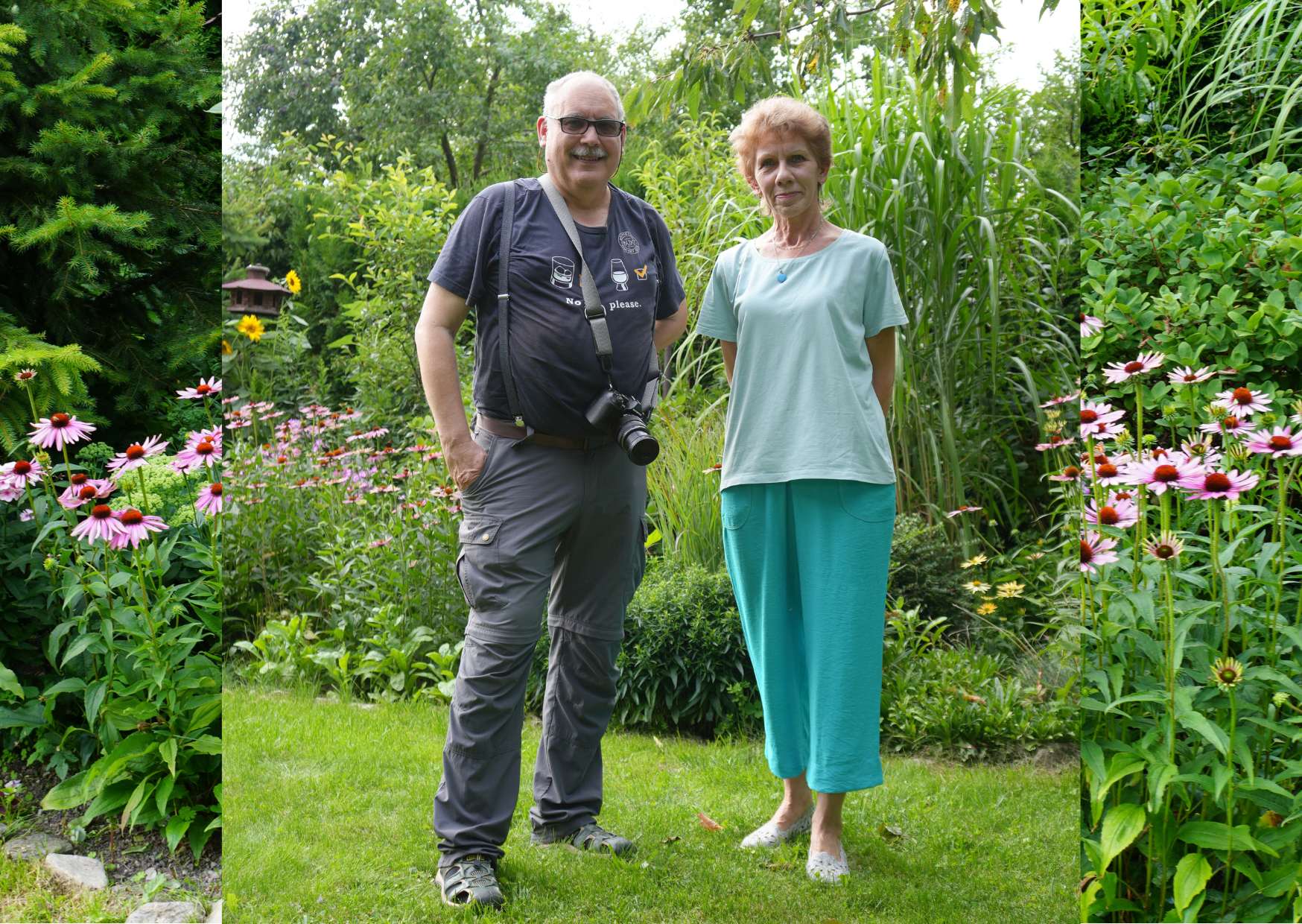 Martin Hauskrecht a paní domácí Mirka