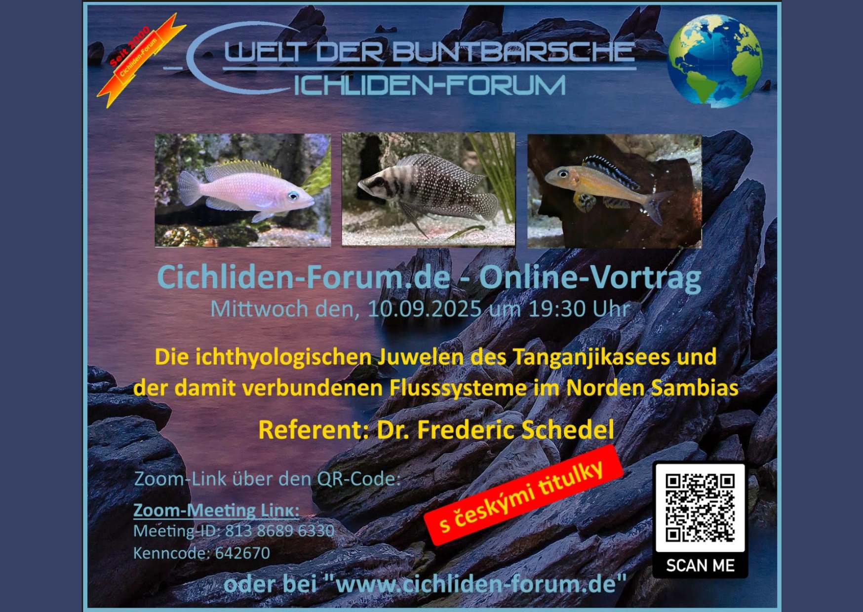 Ichtyologické klenoty jezera Tanganika a s ním spojených říčních systémů na severu Zambie