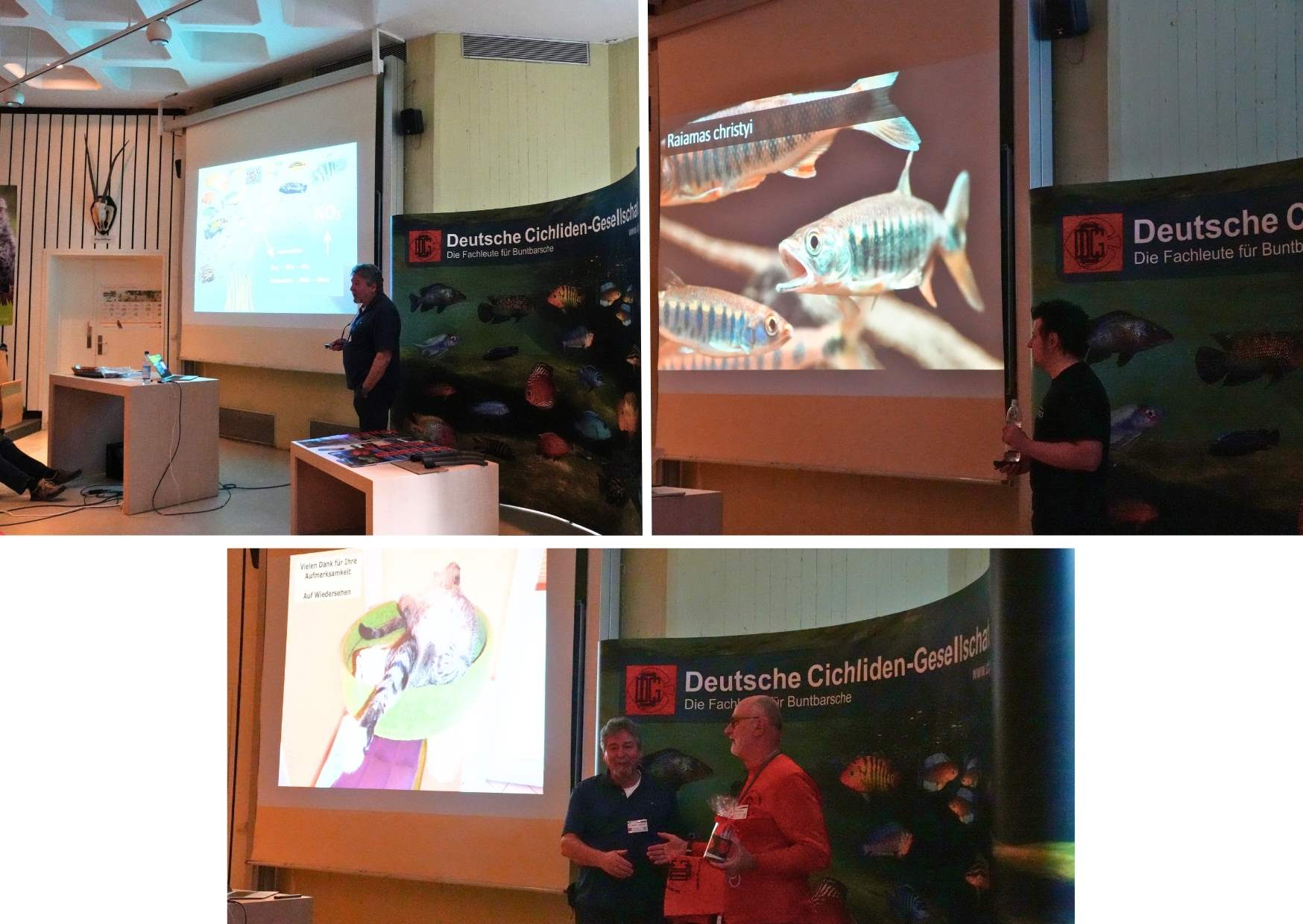 Poslední den přednášek jsme byli okouzleni fotografiemi a přednáškou Dr. Stanislava Kislyuka a načerpali nové poznatky ohledně úpravy vody a filtrace od Dr. Andrease Spreita