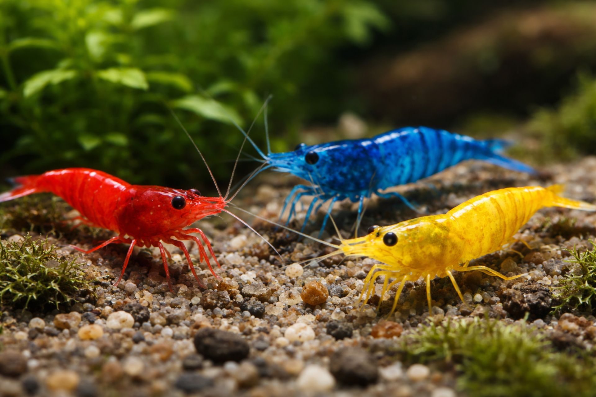 Krevetky - nenáročné - bloody marry, yellow, blue dream