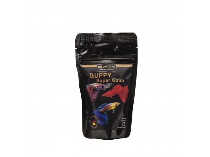 GUPPY SUPER COLOR GRANULATE SOFT 80g