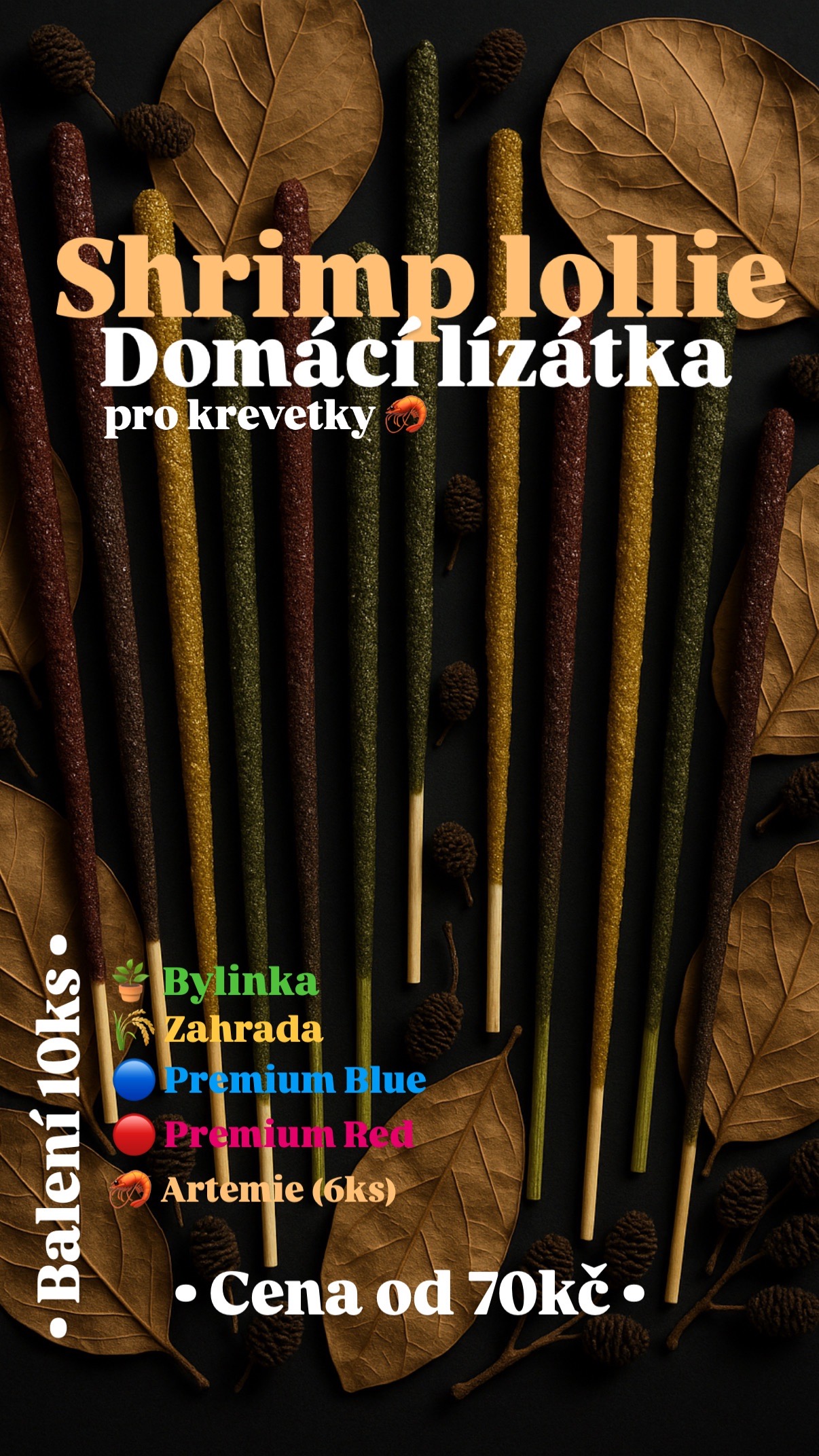 🦐 Domáce lízatká pre krevety 🍭