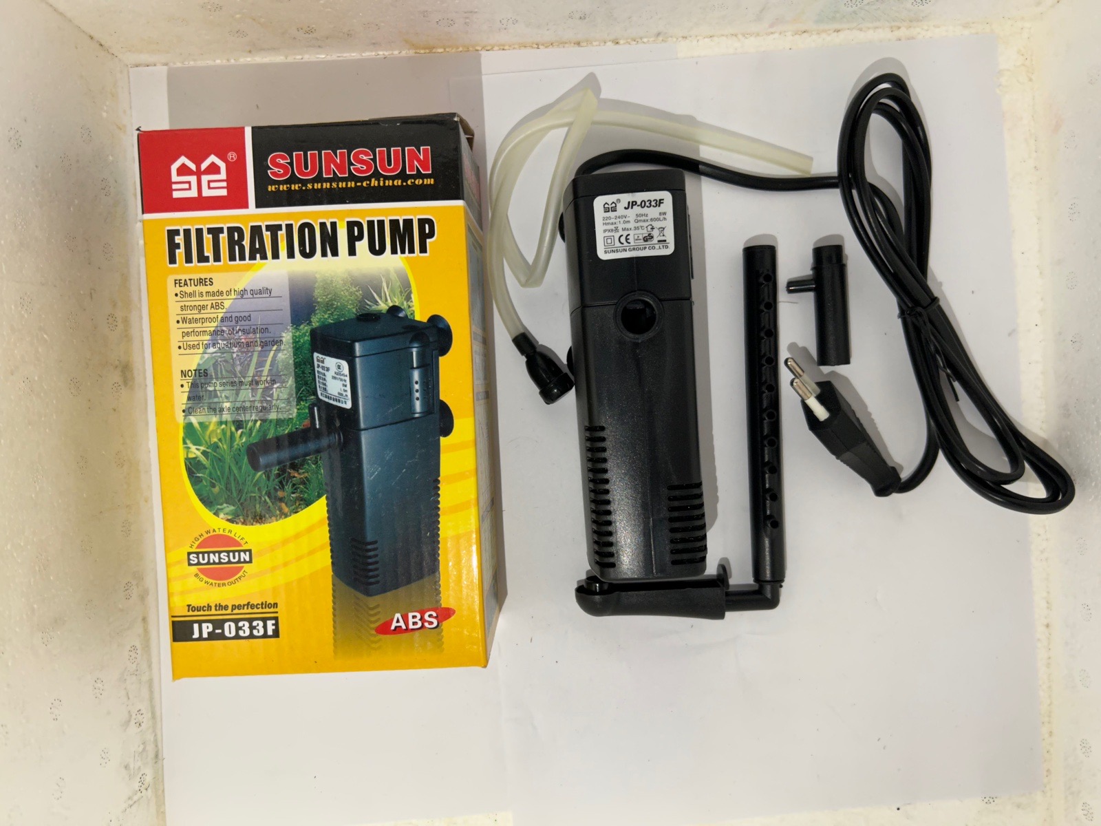 Sunsun filtr do 100l akvarium 600l/hodinu.