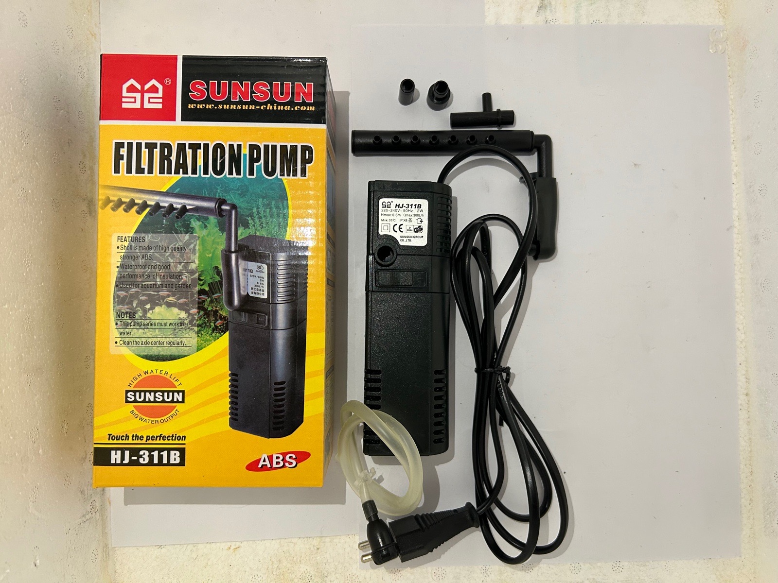 Filtr do akvarium 40-80 litru, 300l/h.