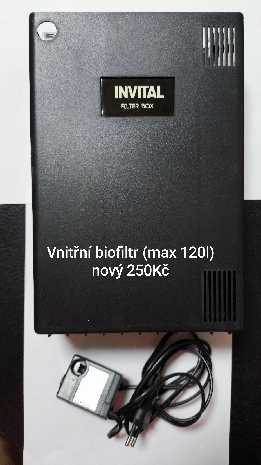 Vnitřní biofiltr (max 120l)
